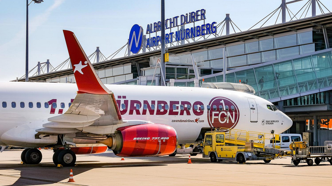 FCN Flieger Gate Airport Nürnberg