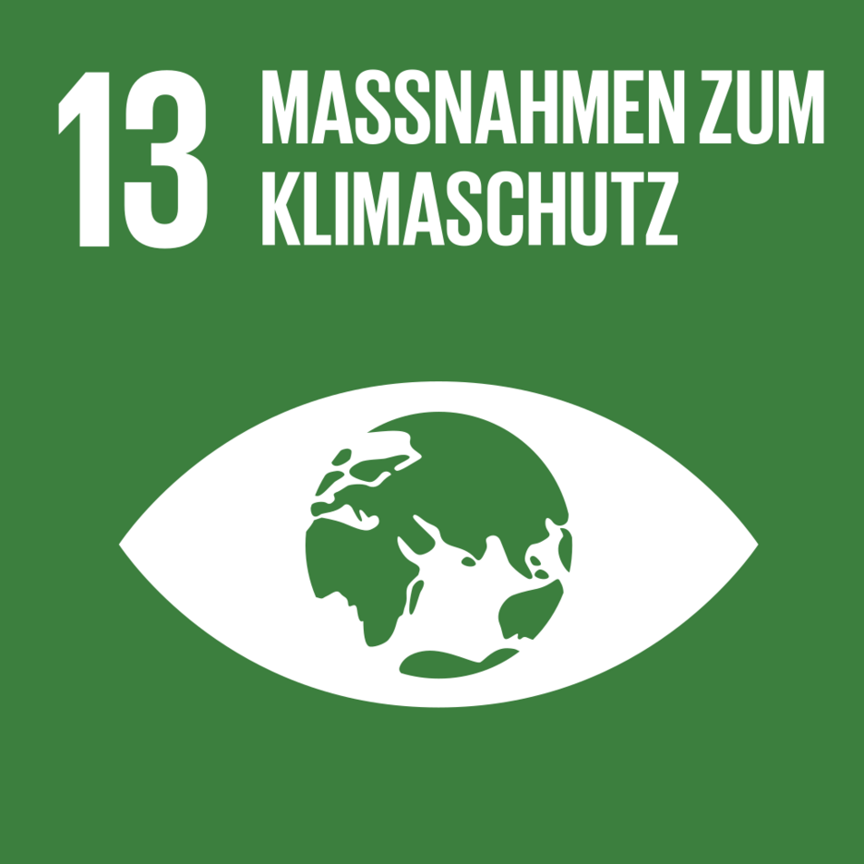Piktogramm des SDG 13: Maßnahmen zum Klimaschutz