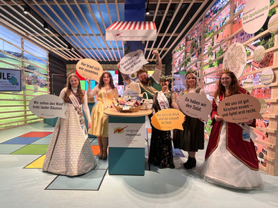 am Stand der Metropolregion bei der Grünen Woche