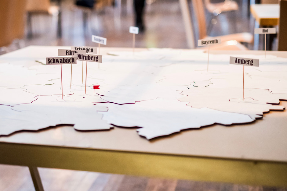 Das größte europäische Kulturprojekt in der Metropolregion Nürnberg Foto Regionalkonferenz Modell