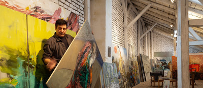 Akbar Akbarpour ist Künstler der Metropolregion Nürnberg